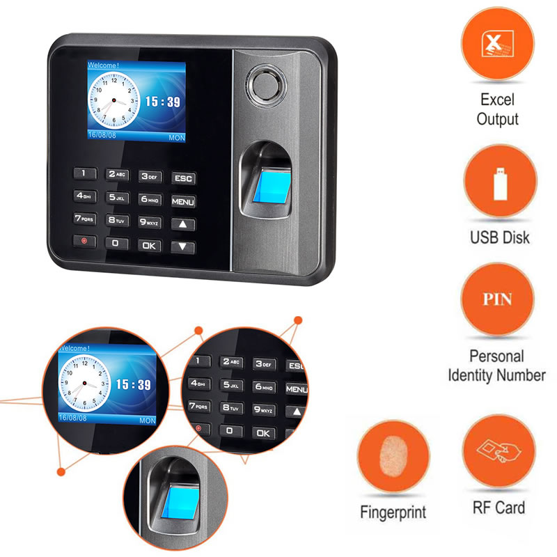 TM4800 Fingerprint Reader Time Clocking System Attendance